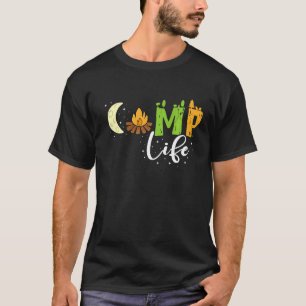 Camiseta Campo de Campo de Vida na Floresta de Verão, Tripl