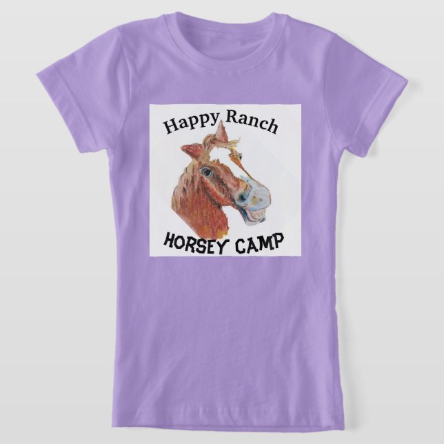 Camiseta campo de cavalos (Postura )