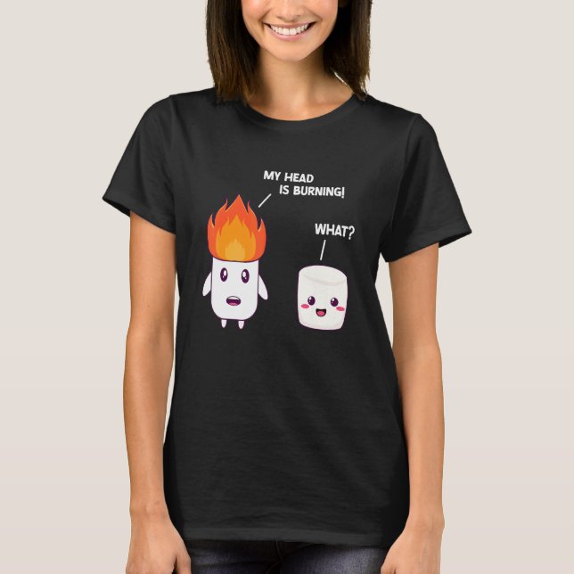 Camiseta Campo de chocolate de arbustos para campismo (Frente)