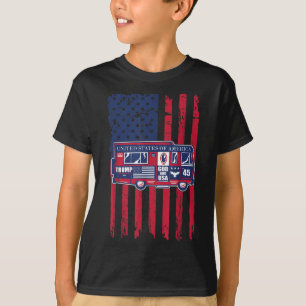 Camiseta Campo de correspondência da família Trailer do Via
