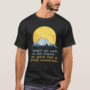 Camiseta Campo de escuteiro Montanha Vintage Lua Forte