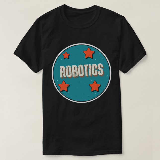 Camiseta Campo de estudo da robótica (Frente do Design)