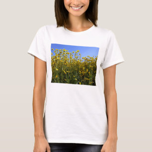 Camiseta Campo de flor amarela
