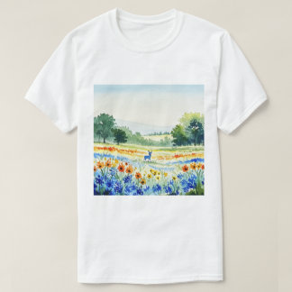 Camiseta Campo de flores