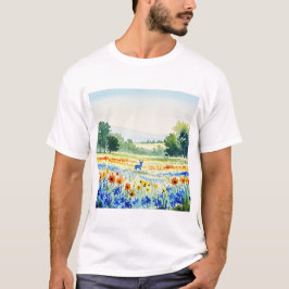 Camiseta Campo de flores