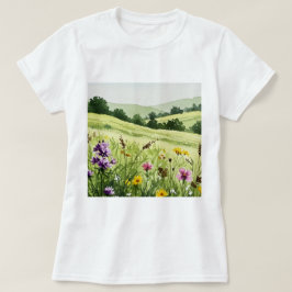Camiseta Campo de flores silvestres