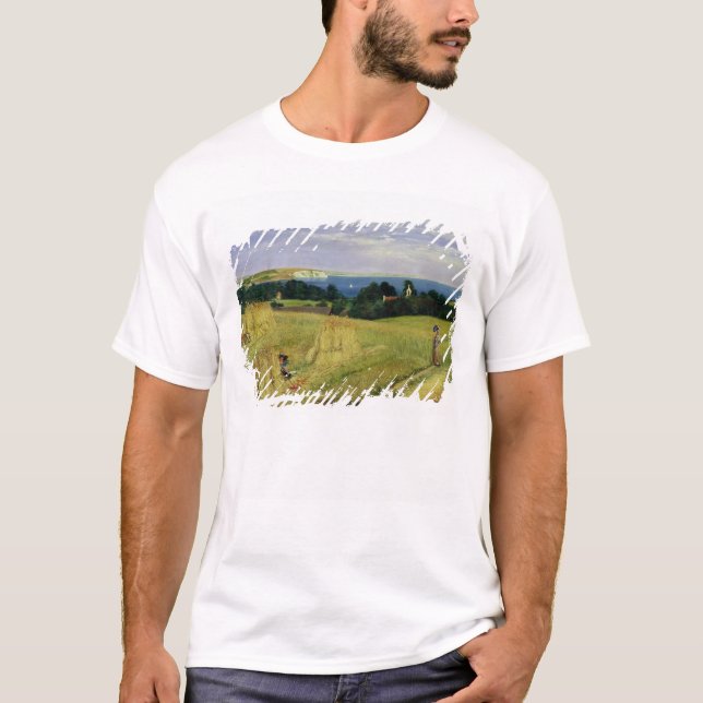 Camiseta Campo de milho na ilha do Wight (Frente)