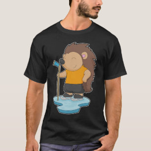 Camiseta Campo de ouriço-cacheiro Hóquei em campo Bastão de