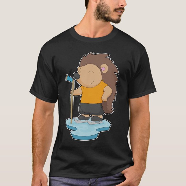 Camiseta Campo de ouriço-cacheiro Hóquei em campo Bastão de (Frente)
