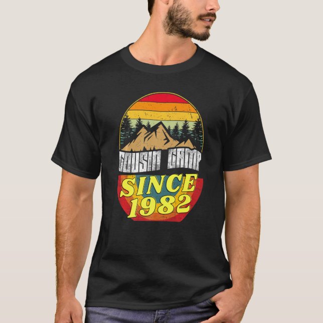 Camiseta Campo De Primo aniversário de 40 anos Desde 1982,  (Frente)