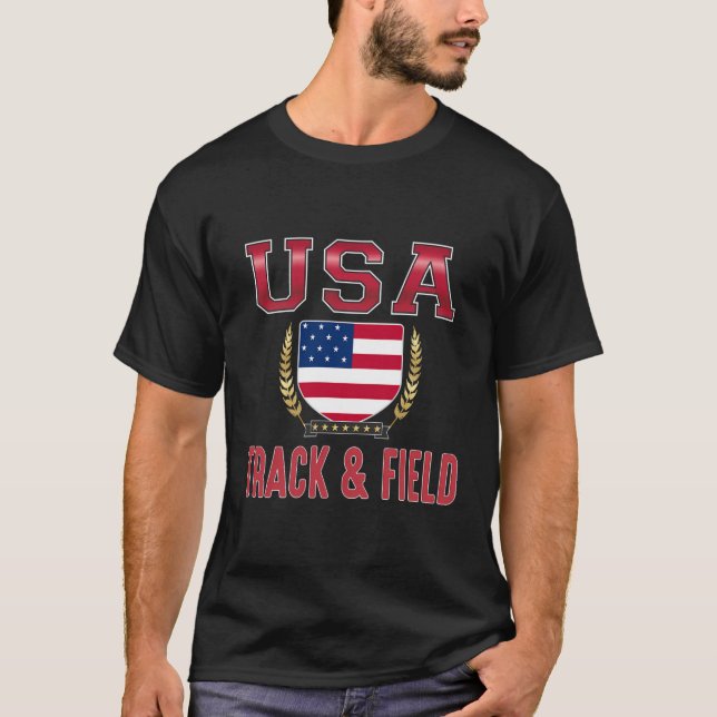 Camiseta Campo de Rastreamento Usa (Frente)