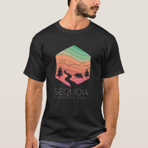 Camiseta Campo de Retro Florestal da Califórnia no Parque N