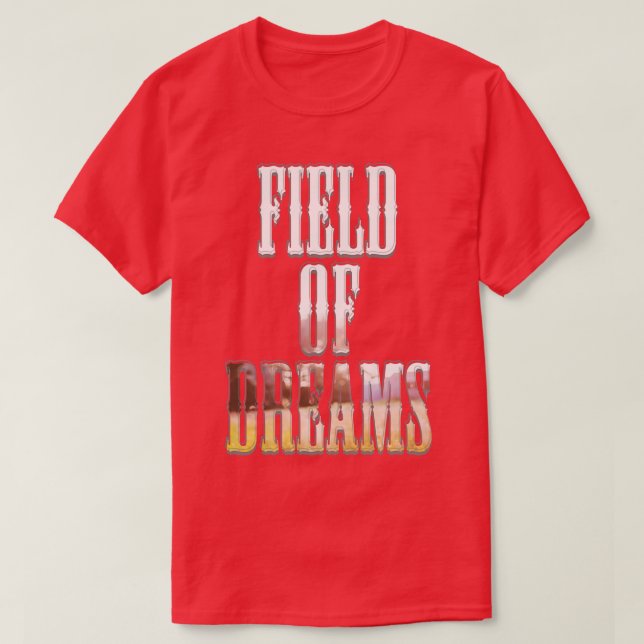 Camiseta Campo de Sonhos (Frente do Design)