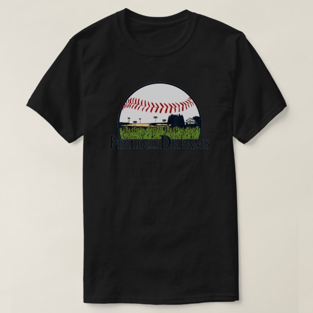 Camiseta Campo De Sonhos De Baseball (Frente do Design)