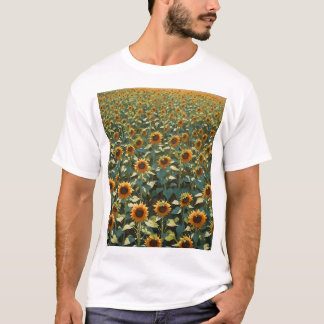 Camiseta Campo de Sunflower