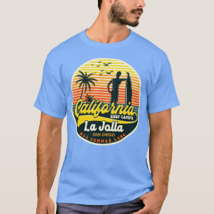 Camiseta Campo de Surf da Califórnia La Jolla