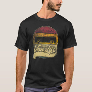 Camiseta Campo de Van Life Retro 70s e 80s Vintage Rv Camp