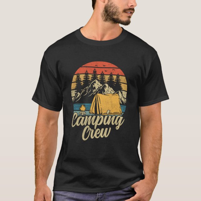 Camiseta Campo de Verão Sunset, ao ar livre, da família de  (Frente)