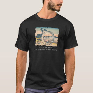 Camiseta Campo de visualização Fuji na província de Owari,