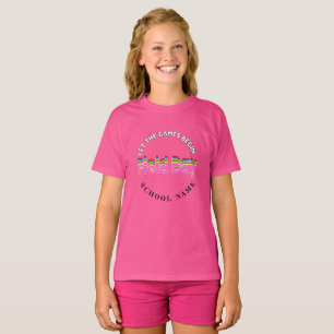 Camiseta Campo desportivo dia Vermelho verde amarelo azul E