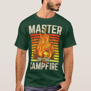 Camiseta Campo Exterior Camper Campfire Master Nature Camp