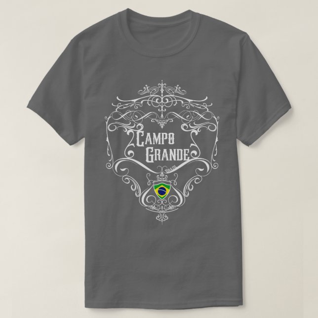 Camiseta Campo Grande Vintage design 1 (Frente do Design)