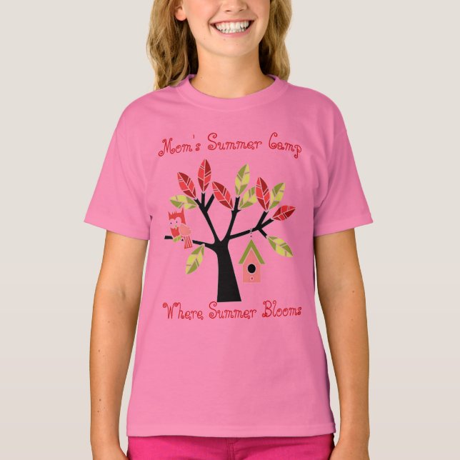 Camiseta Campo T-Camisa De Verão Da mãe (Frente)