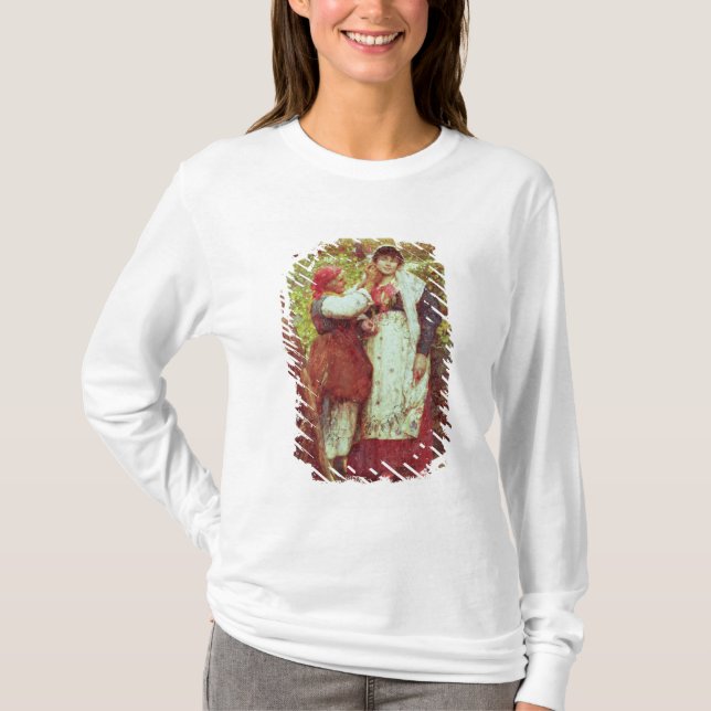 Camiseta Camponeses em um vinhedo (Frente)