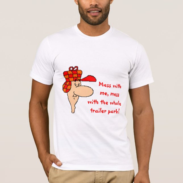 Camiseta Campónio, confusão com o parque de caravanas (Frente)