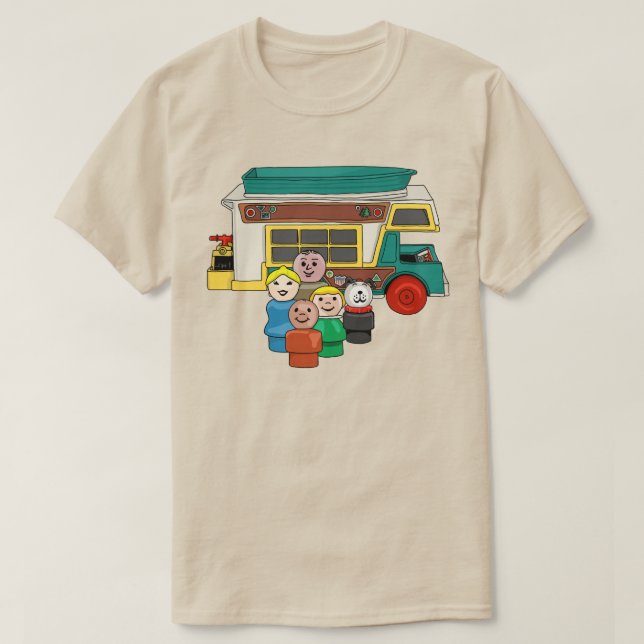 Camiseta Campos da Família das Pequenas Pessoas (Frente do Design)