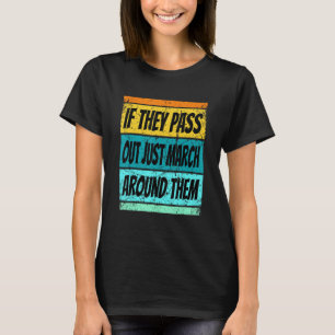 Camiseta Campos de Banda de Banda de Marcação Retroativa W