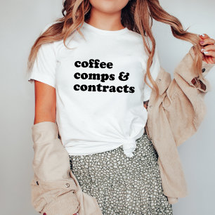 Camiseta Campos de café e contratos T-Shirt