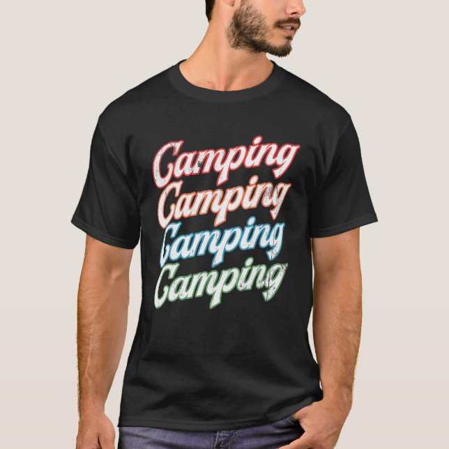 Camiseta Campos De Campismo Para Aconselhadores (Frente)