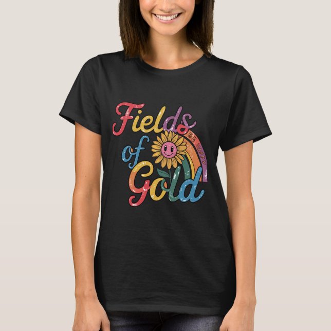 Camiseta Campos De Dourado. Seja feliz. (Frente)