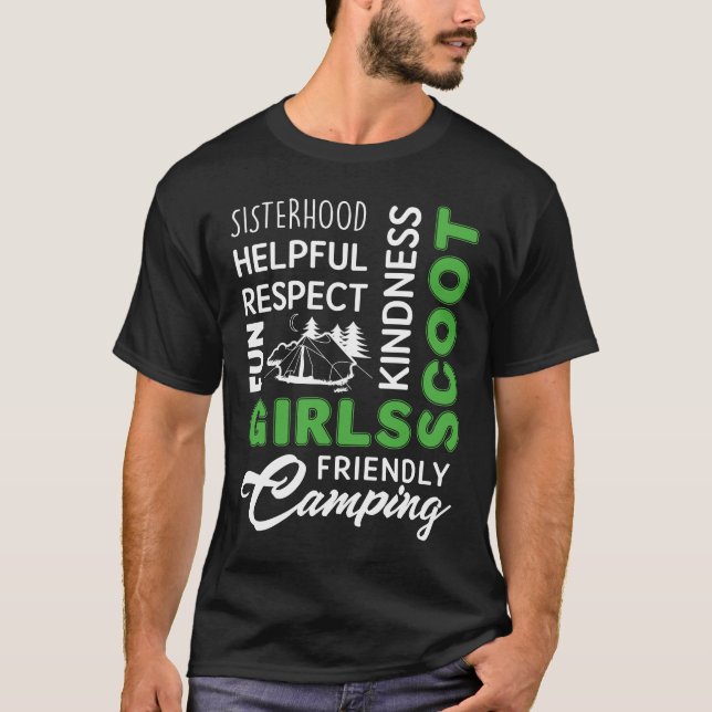 Camiseta Campos De Escoteiro, Presentes De Dúvidas (Frente)