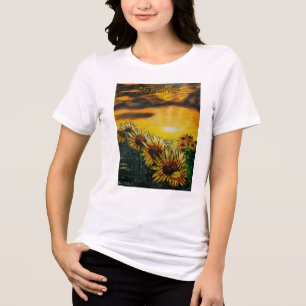 Camiseta Campos de Girassóis DG Paintings