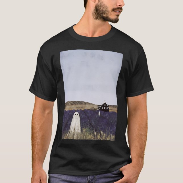 Camiseta Campos de lavanda (Frente)