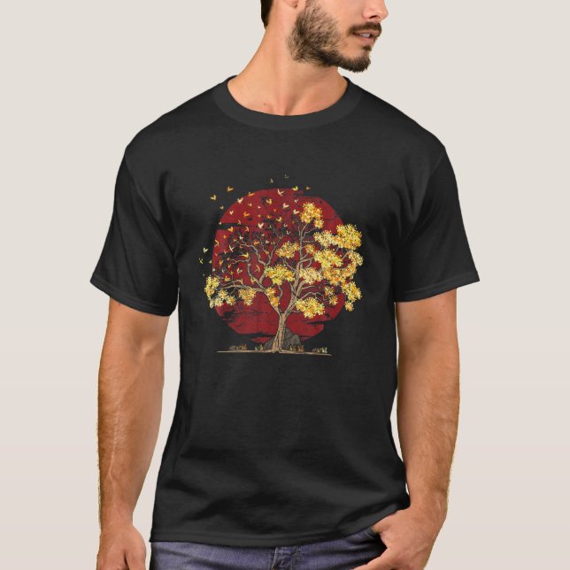 Camiseta Campos de Natureza ao ar livre Pessoas Hiker Fores (Frente)