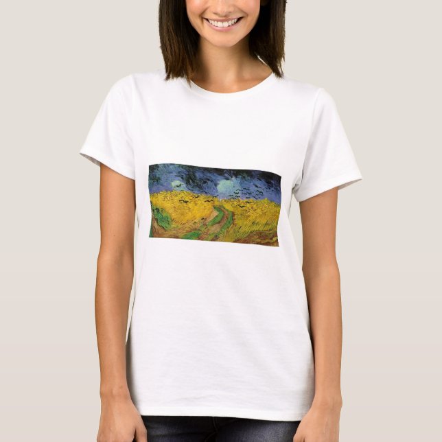 Camiseta Campos de Trigo com Corvos (Frente)