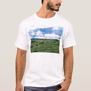 Camiseta Campos de Trigo com Montes de Feno, Vincent van Go