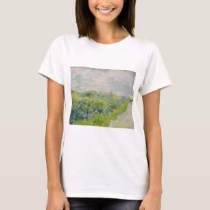 Camiseta Campos de trigo verde - Van Gogh - c1889