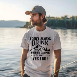 Camiseta Campos engraçados e bebendos