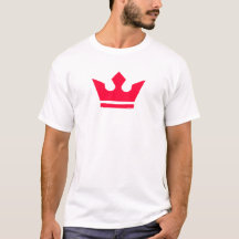 Campos NFT Logotipo da Coroa Vermelha T-Shirt