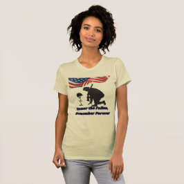 Camiseta Campos silenciosos de honra creme