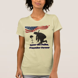 Camiseta Campos silenciosos de honra creme