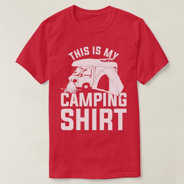 Camiseta Campsite Wildlife Caravan Nature Camper Outdoor Ca (Frente do Design)