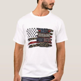 Camiseta Camuflagem Bandeira Dia dos Pais, Pai, Protetor Ma