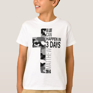 Camiseta Camuflagem Branca Muita Coisa Pode Acontecer Em 3