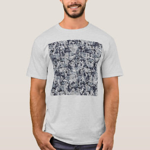 Camiseta Camuflagem cinzenta de Digitas do estilo urbano