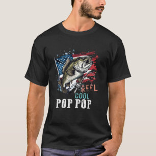 Camiseta Camuflagem da Bandeira Americana Pop Pop Muito Leg